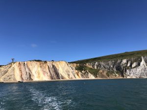 Coloured sands of Alum Bay